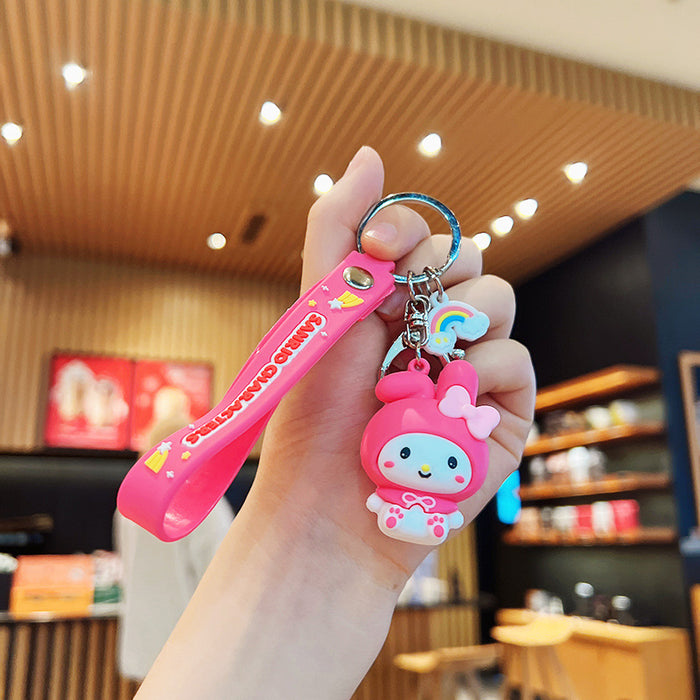 Wholesale Cartoon Silicone Doll Keychain JDC-KC-ShiF001