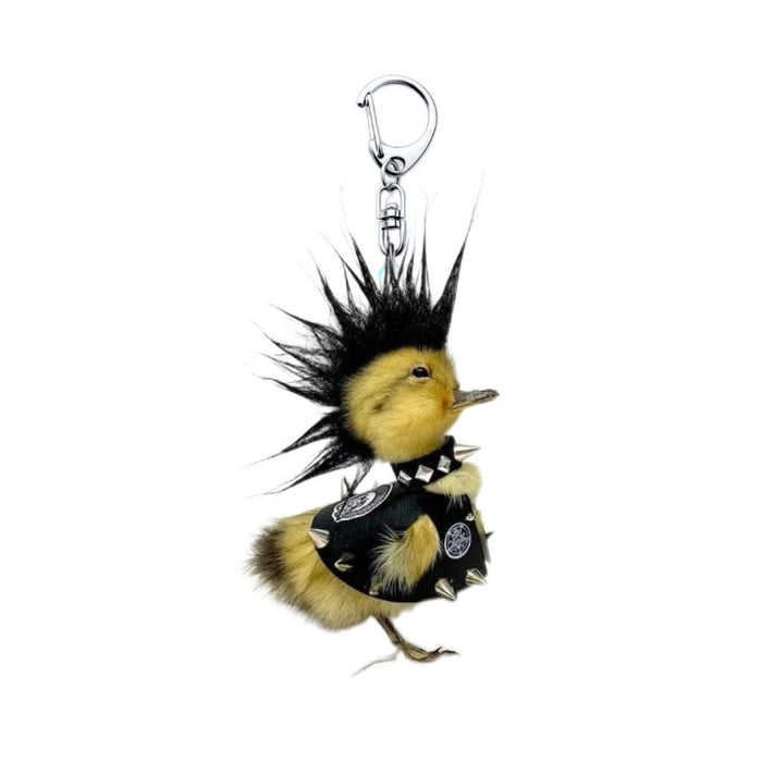 Wholesale New trendy duck keychain acrylic backpack abstract hanging decoration funny cute pendant