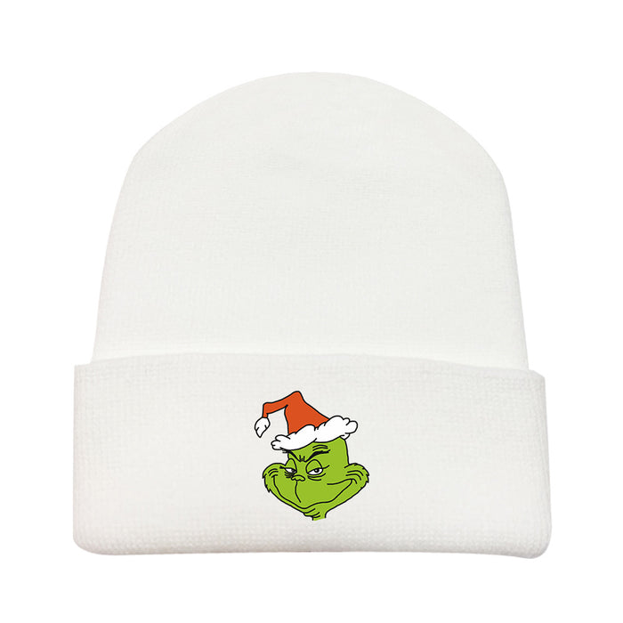 Wholesale Christmas Cartoon Wool Knitted Hat JDC-FH-LaiY005