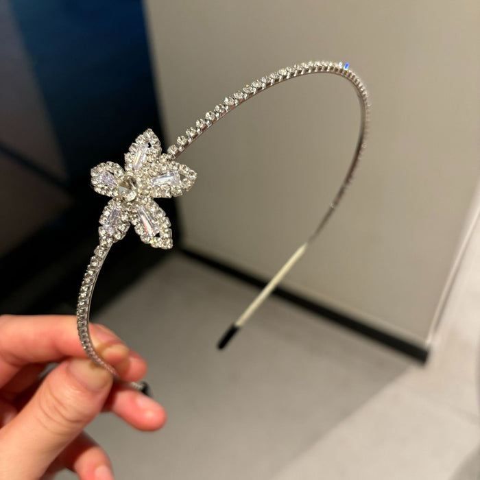 Wholesale  Hair Hoop All-match Rhinestone Fine Head Hoop  Zircon Elegant  Headwear for Women