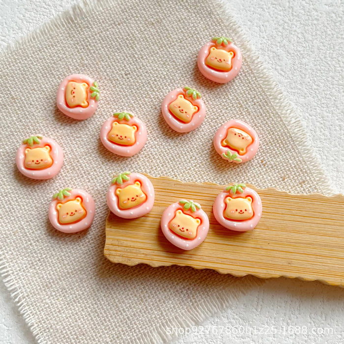 Wholesale Mini cartoon accessories mobile phone case hairpin pinchle nail art decoration