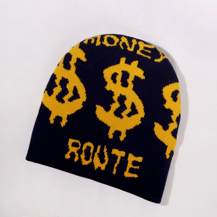 Wholesale Acrylic Money Pattern Knitted Hat JDC-FH-JunL002