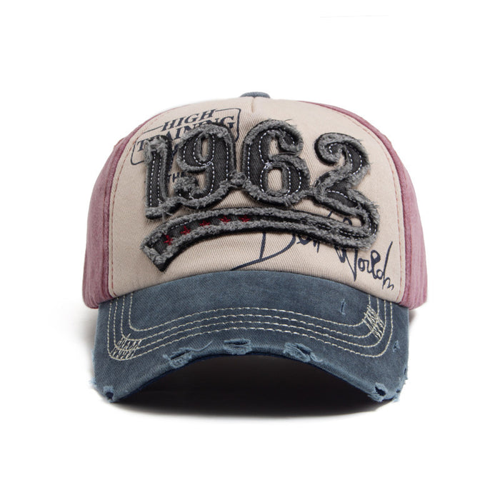 Wholesale Sun Hat Vintage Letter 1962 Number Baseball Cap