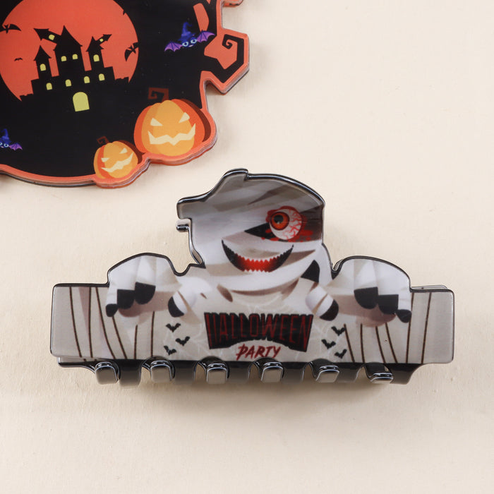 Wholesale  ghost pumpkin clip shark clip back of the head hair accessories