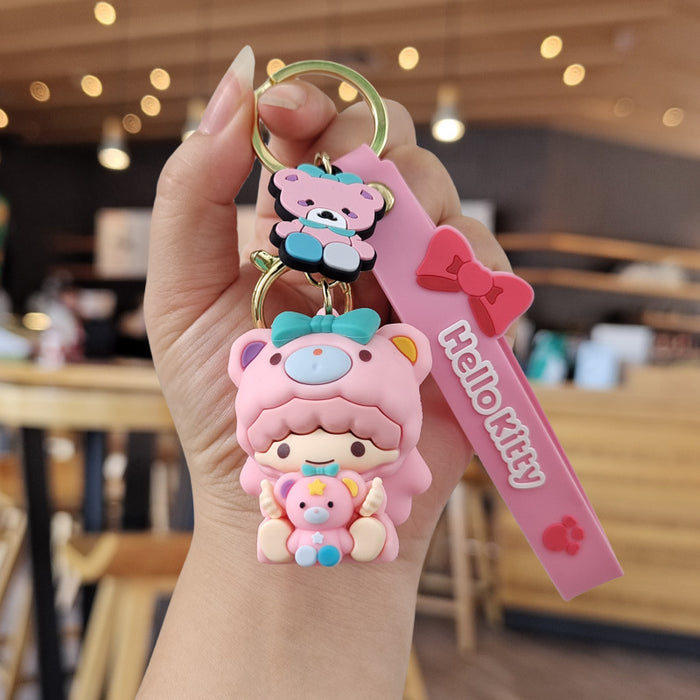 Wholesale Cartoon Silicone Doll Keychain JDC-KC-ZhuoRan018