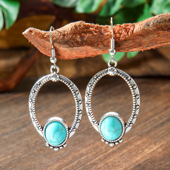 Wholesale Bohemian Drop Acrylic Earrings Vintage Fashion Accessory MOQ≥2