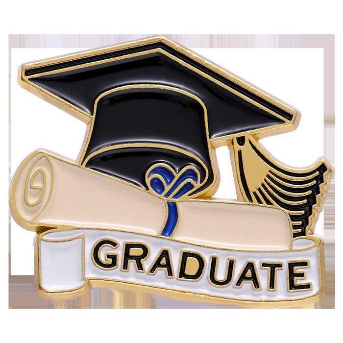 Wholesale Graduation Season Bachelor's Cap Shaped Metal Paint Badge JDC-BC-XuX001