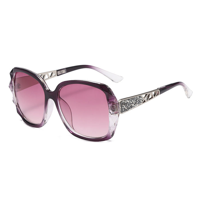 Wholesale Large Frame UV Protection Diamond PC Sunglasses JDC-SG-Chengy002
