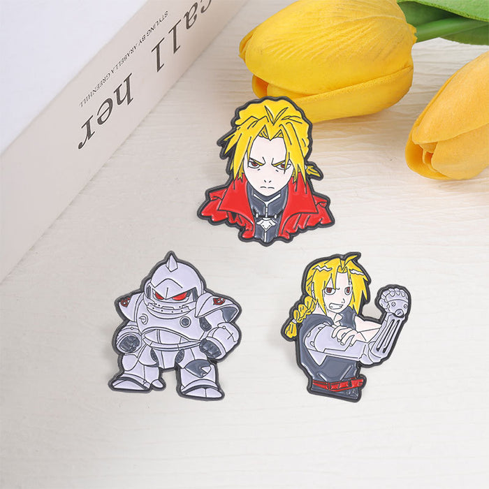 Wholesale Trendy Brooch Pin Zinc Alloy Baked Enamel Finish Boutique Fashion Accessory