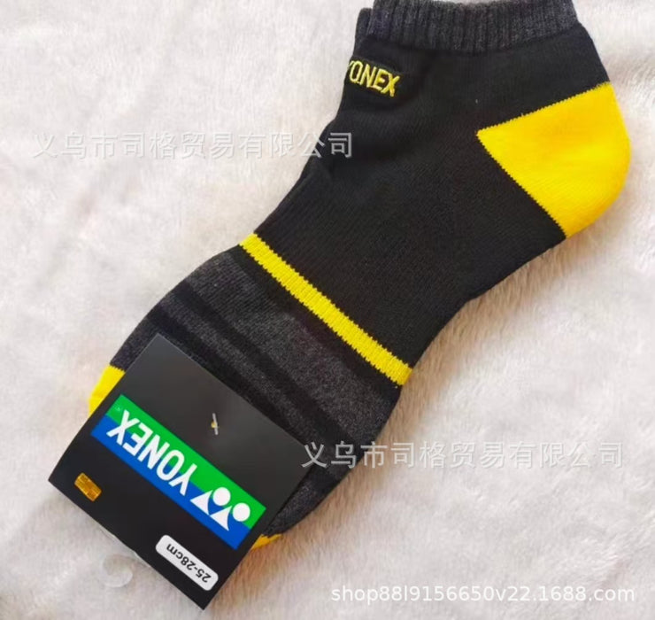 Wholesale Badminton socks embroidered short tube, mid tube, outdoor running socks, sweat absorbing and anti slip sports