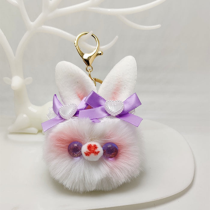 Wholesale Furry ball, plush keychain, pendant, doll, toy, toy, gift bag, hanging decoration