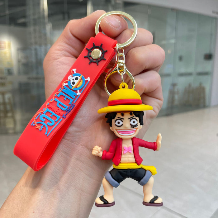 Wholesale Keychain anime 3D doll backpack pendant car keychain small gift wholesale