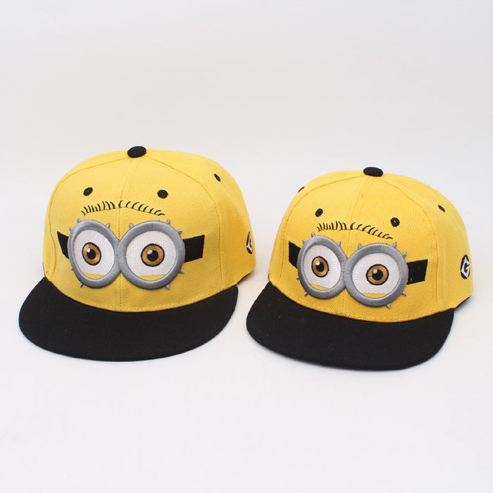 Wholesale Cute Cartoon Parent-Child Flat Brim Hip Hop Baseball Cap