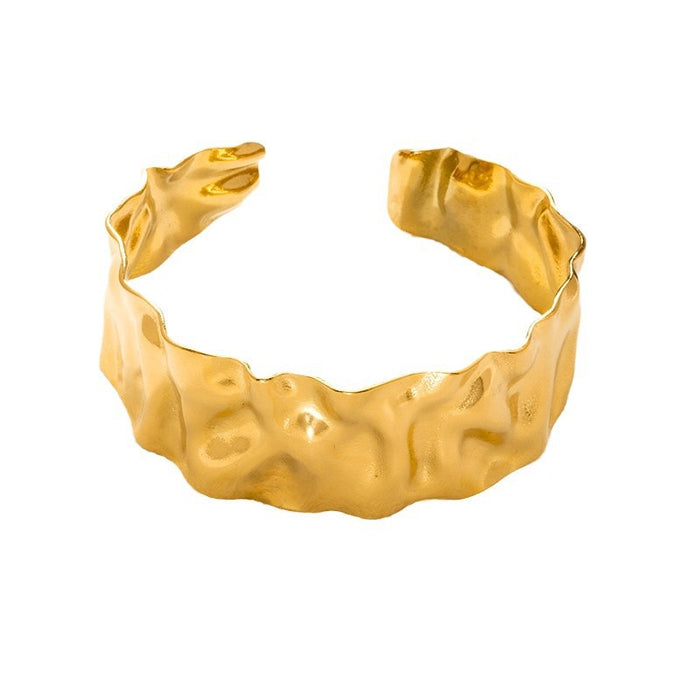 Wholesale Stainless steel adjustable bracelet wide version fashionable bracelet