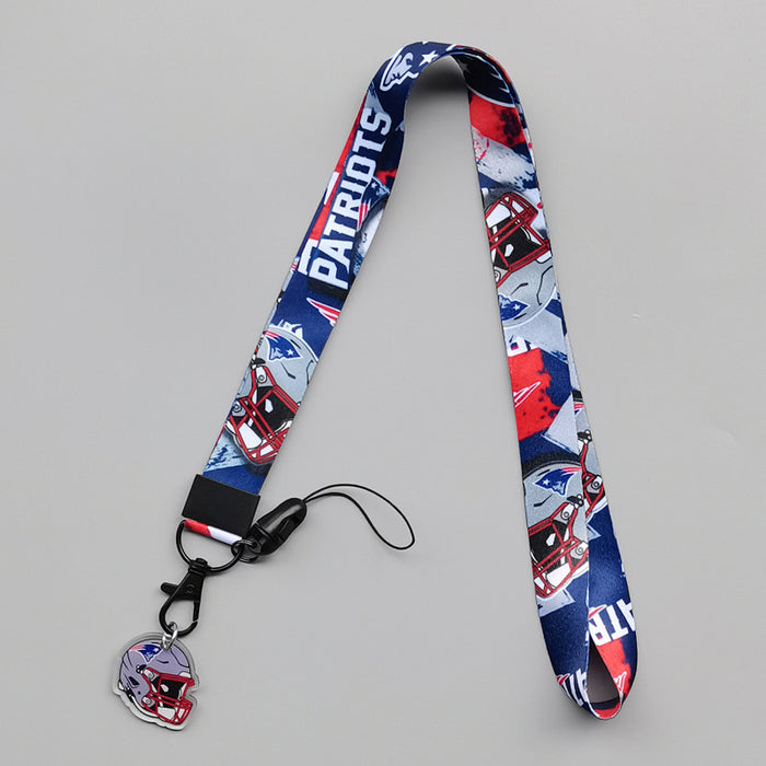 Wholesale Activity Football Mobile Phone Lanyard Keychains