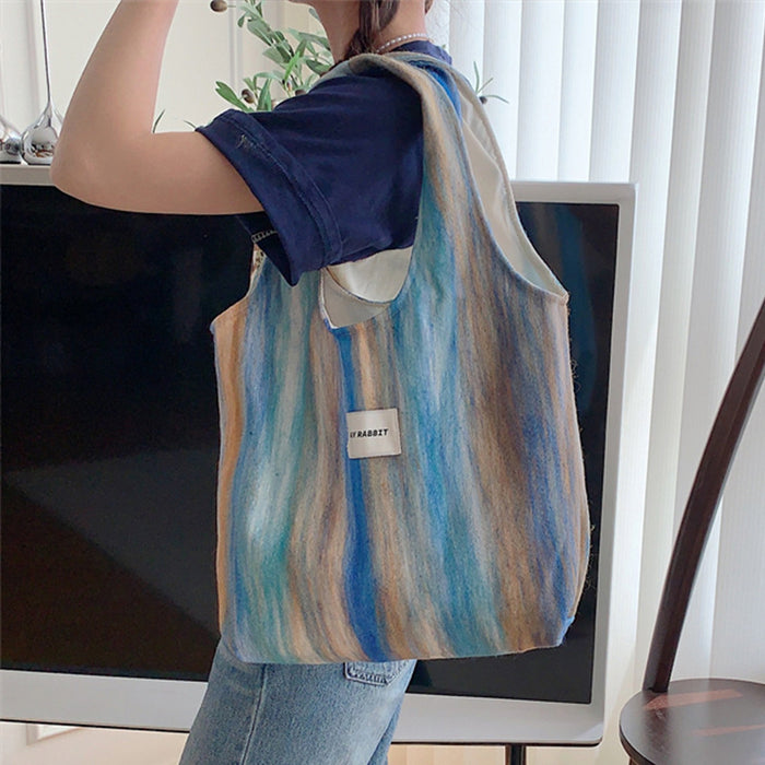 Wholesale Shoulder bag, casual large capacity portable shopping bag