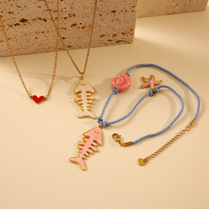 Wholesale Original design, fashionable and personalized stainless steel necklace with pendant accessories