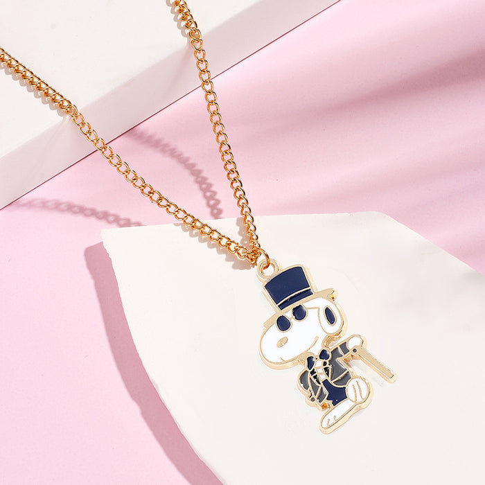 Wholesale Stainless Steel Alloy Electroplated Cartoon Pendant Necklace Fashion Jewelry Accessory