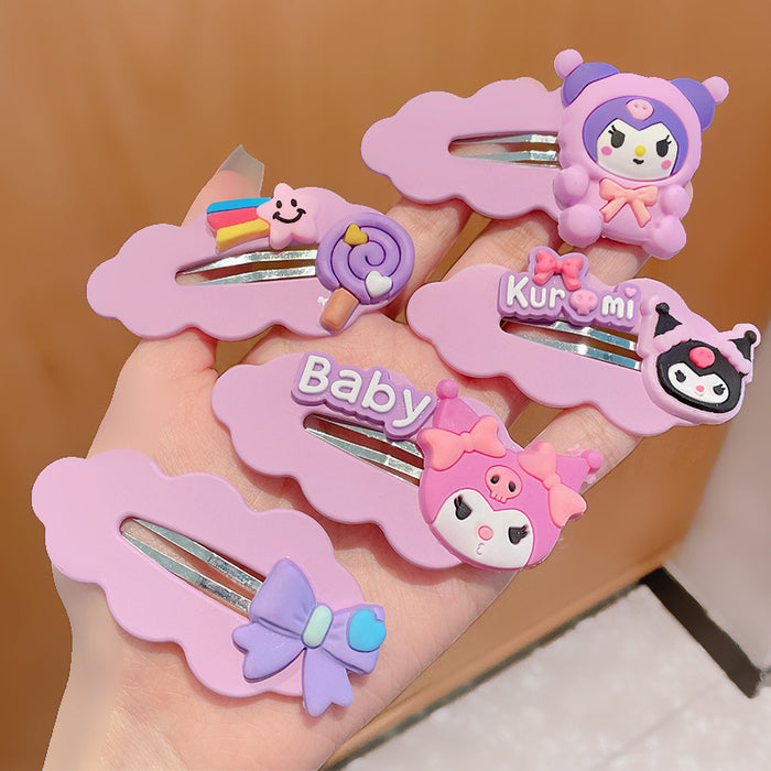 Wholesale Children's Hair Accessories Hairpins Kulomi Stall One Meter Cartoon Hairpin Back of The Head Broken Hairpin Large BB Hairpin JDC-HC-Zaix003