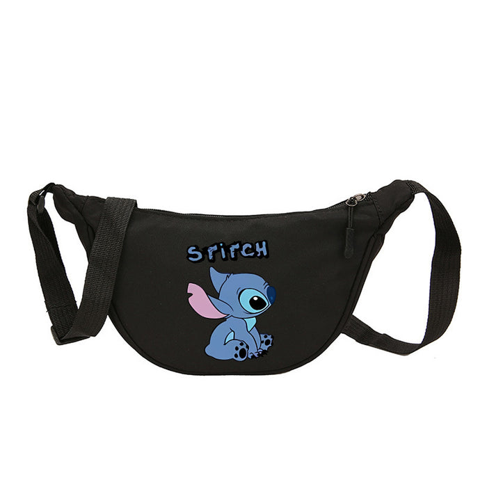 Wholesale Cartoon Print Nylon Crossbody Bag Women' s Bag Dumpling Bag Lightweight Simple Commuting