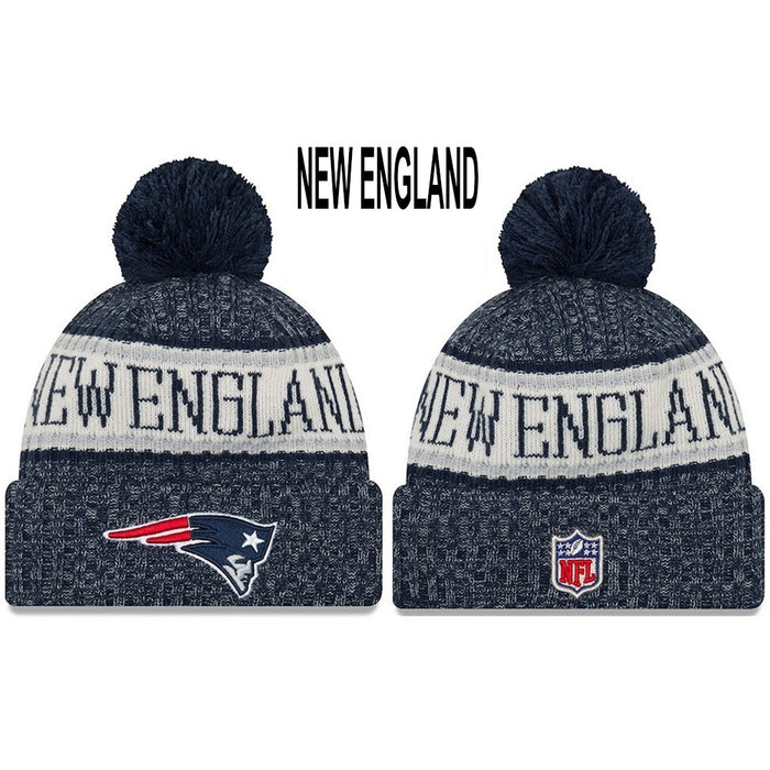 Wholesale Plush wool hat rugby team stretch knitted hat sports hat beanie