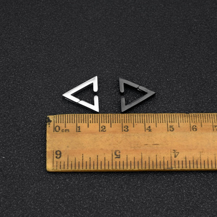 Wholesale Titanium Steel Triangle Ear Clip JDC-ES-LvZ005