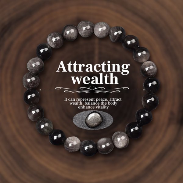 Wholesale Tiger eye crystal natural stone elastic rope beaded bracelet new bracelet