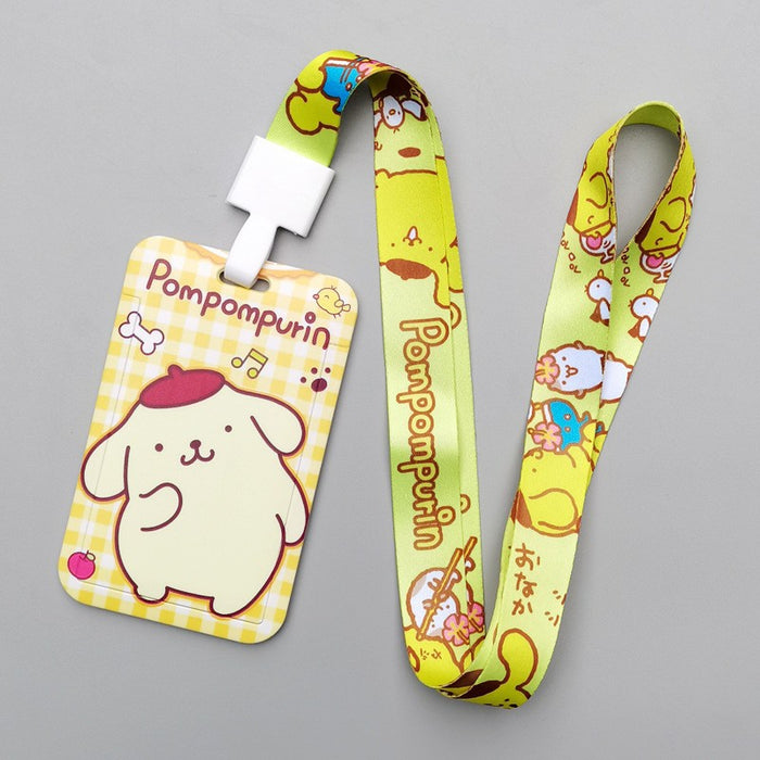 Wholesale Cartoon Style Plastic Card Holder With Neck Strap For Everyday Campus Use Stylish Gift