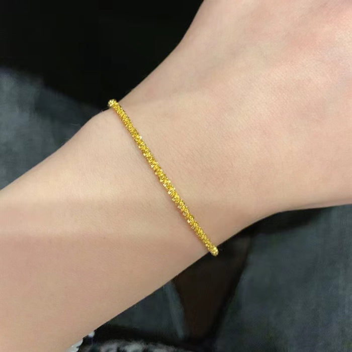 Wholesale Geometric circular necklace, light luxury, niche, double-layer necklace, collarbone chain