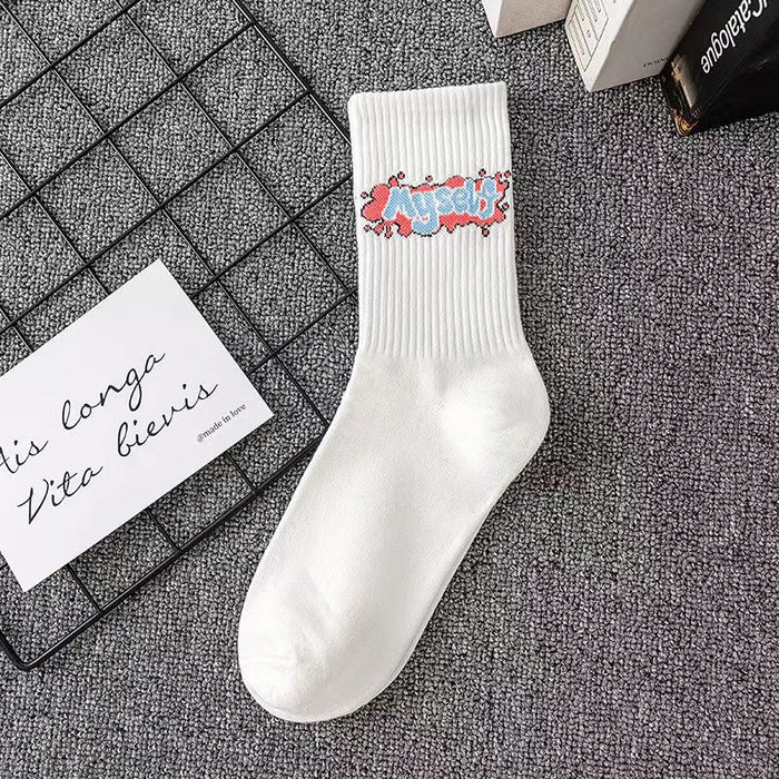 Wholesale Socks women' s sports socks cotton socks white stockings autumn and winter