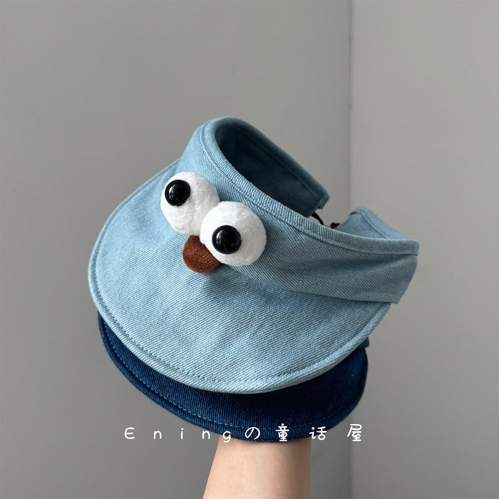 Wholesale Thin hollow top hat for cute children, providing shade from the sun and sun protection