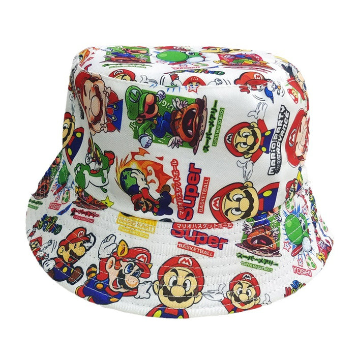 Wholesale Cartoon Print Cotton Bucket Hat JDC-FH-BoD017