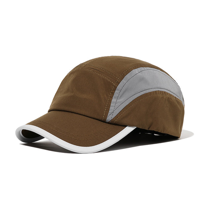 Wholesale Quick drying duckbill cap workwear, outdoor breathable sealed baseball cap, drawstring hat