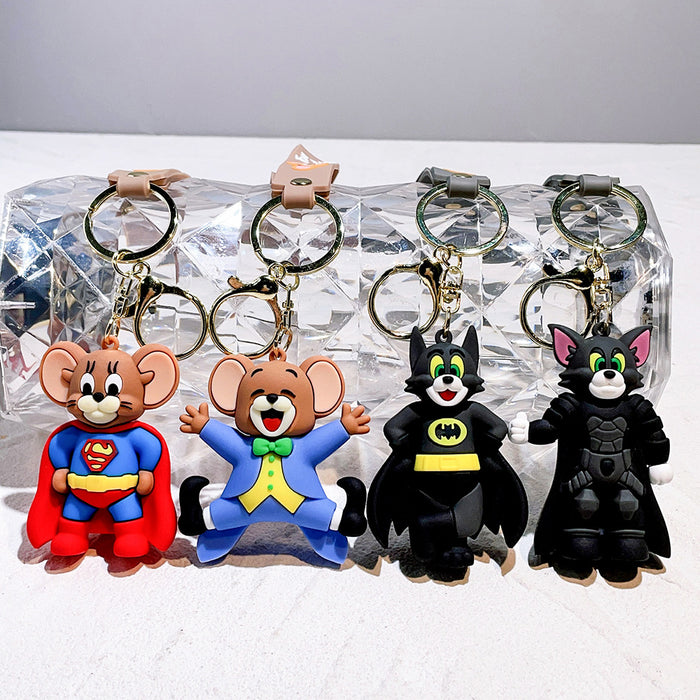 Wholesale Cartoon Silicone Doll Keychain JDC-KC-QiChao040