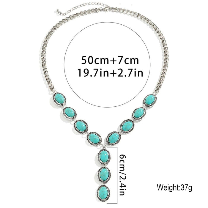 Wholesale Jewelry vintage turquoise necklace fashion