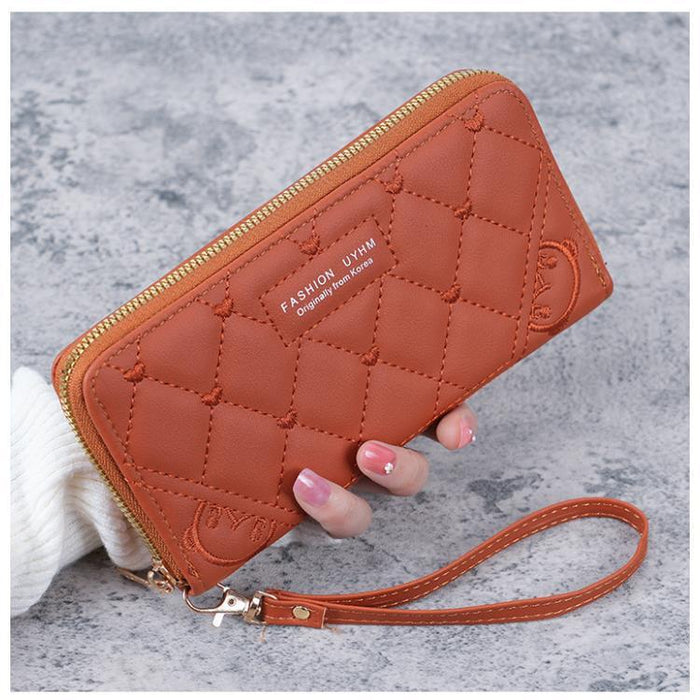 Wholesale Light Pink PU Leather Handbag Wallet with Letter Design - Chic Daily Use Boutique