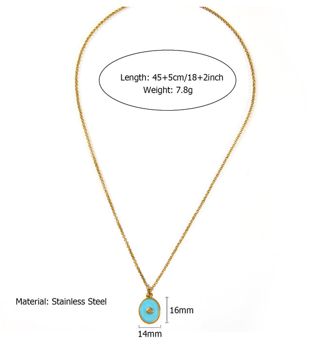 Wholesale Fashionable ocean style shell necklace paired with personalized stainless steel starfish shrimp pendant wholesale