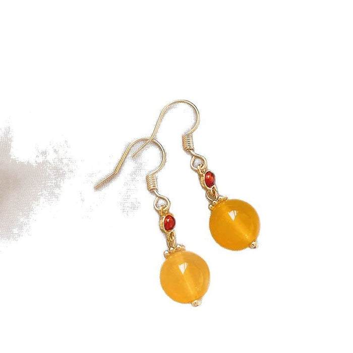 Wholesale Small niche circular earrings, new earrings, light luxury, high-end, elegant temperament