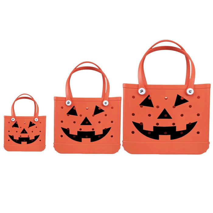 Wholesale Christmas Halloween Pumpkin Bag EVA Hole Beach Bag JDC-SD-JunShi001