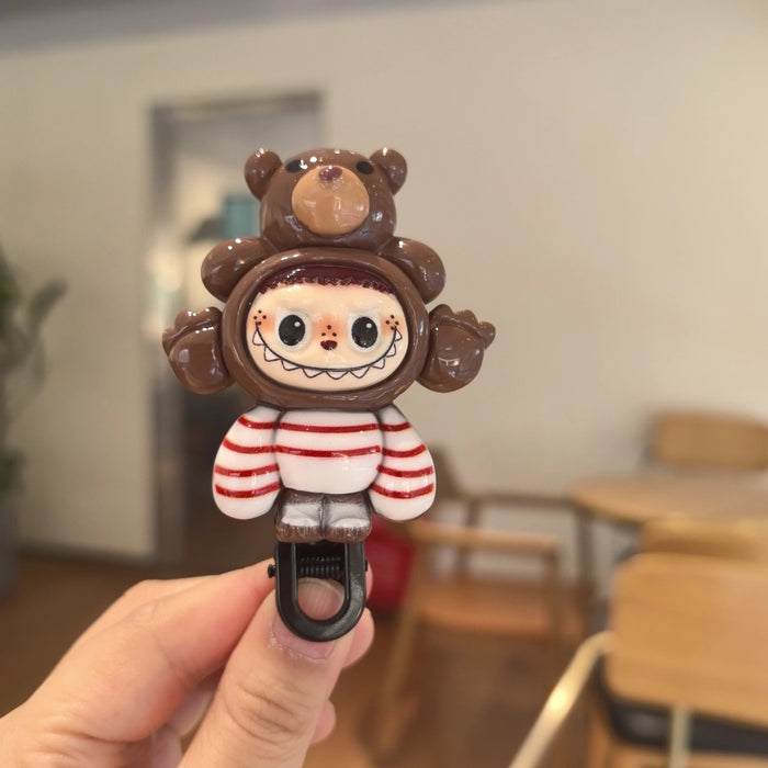 Wholesale Handmade Cartoon Silver Needle Niche Design Earrings