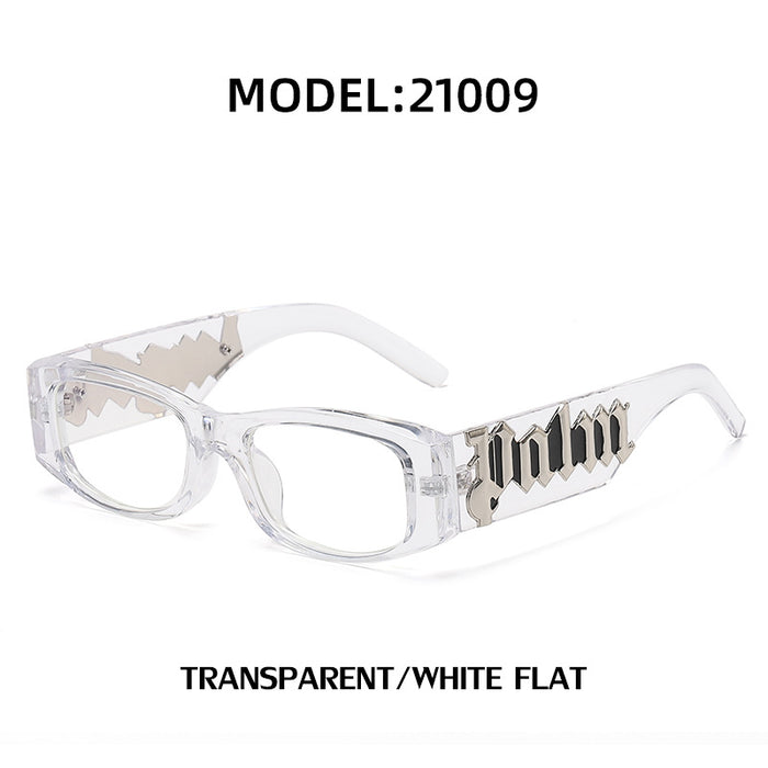 Wholesale Small Frame Wide Temples UV Protection PC Sunglasses JDC-SG-KaJila004