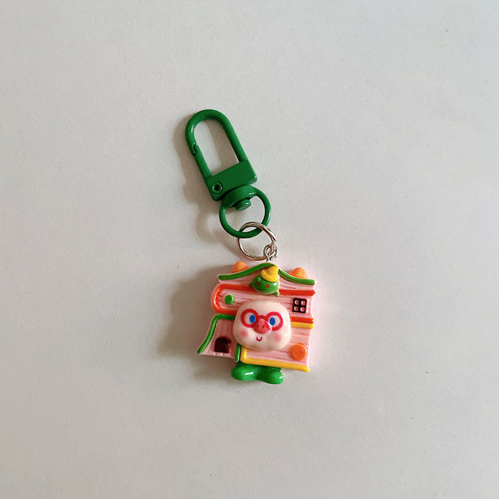 Wholesale New cartoon keychain pendant, cute backpack hanging accessory, backpack accessory
