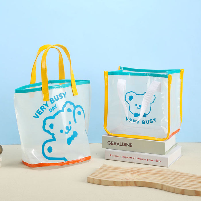 Wholesale Children's outdoor portable cute cartoon waterproof tote bag