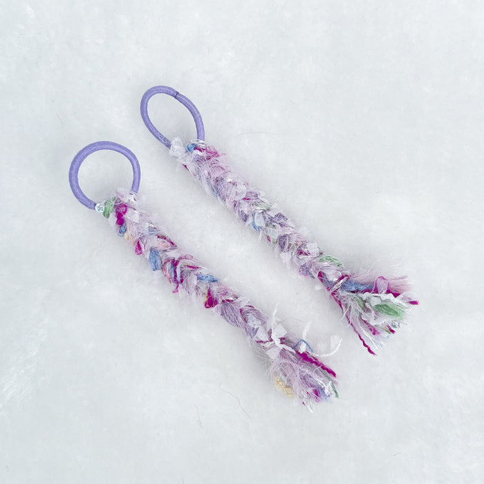 Wholesale Doll Baby Clothes Accessories Vinyl Doll Hair Accessories Multi-Color Wool Braids