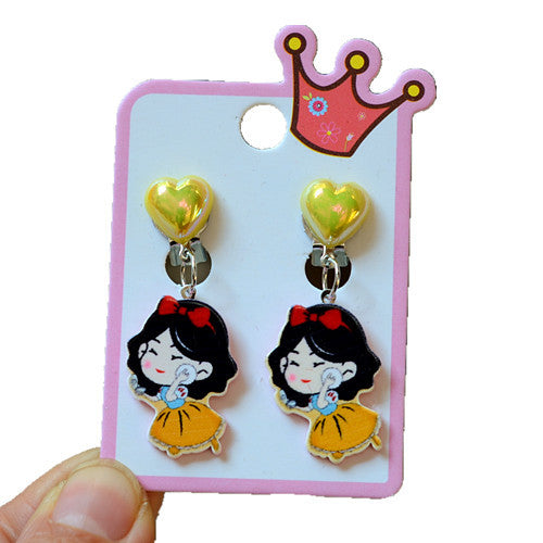 Wholesale Children' s Princess Jewelry Earrings