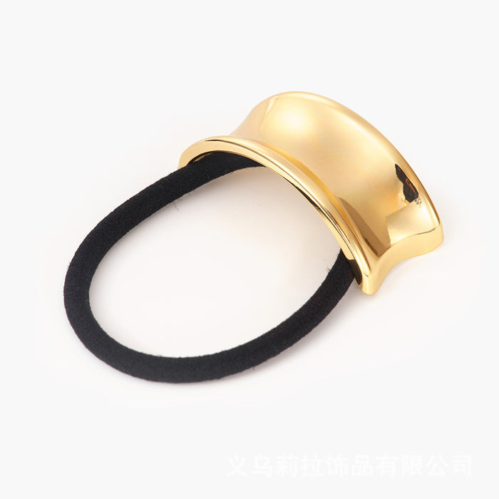 Wholesale High-grade alloy headdress chain-shaped ponytail hair ring minimalist hair rope