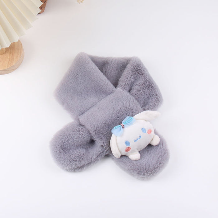 Wholesale Pure Color  Cartoon Cute Scarves