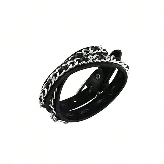Wholesale Leather Rivet Bracelet JDC-BT-YiMo006