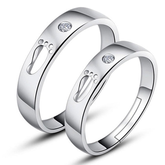 Wholesale  ring Women's couple pair ring  jewelry silver ring