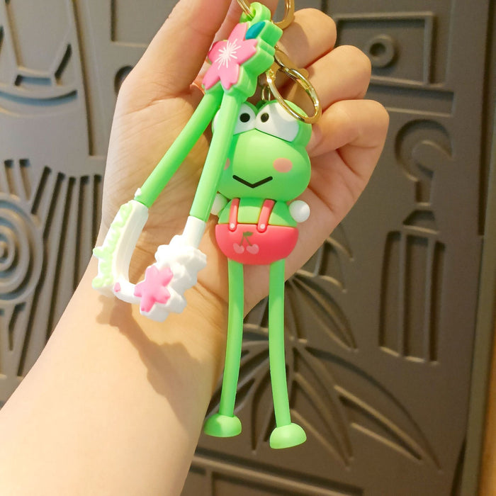 Wholesale Cute 3D Doll Silicone Keychain JDC-KC-MingT139